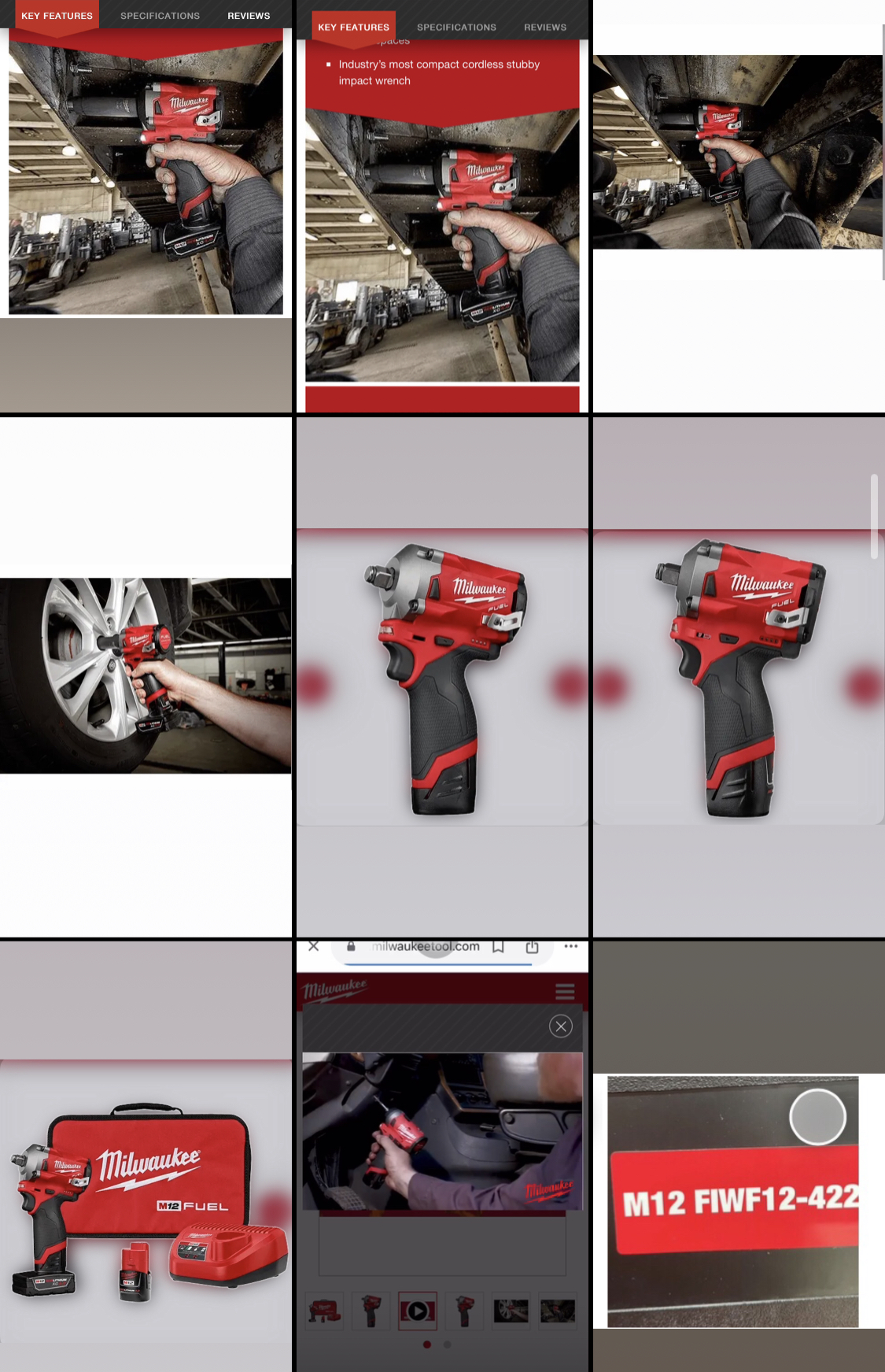 آچار بکس 12 ولت میلواکی Milwaukee مدل M12FIWF12-202 - تصویر 3