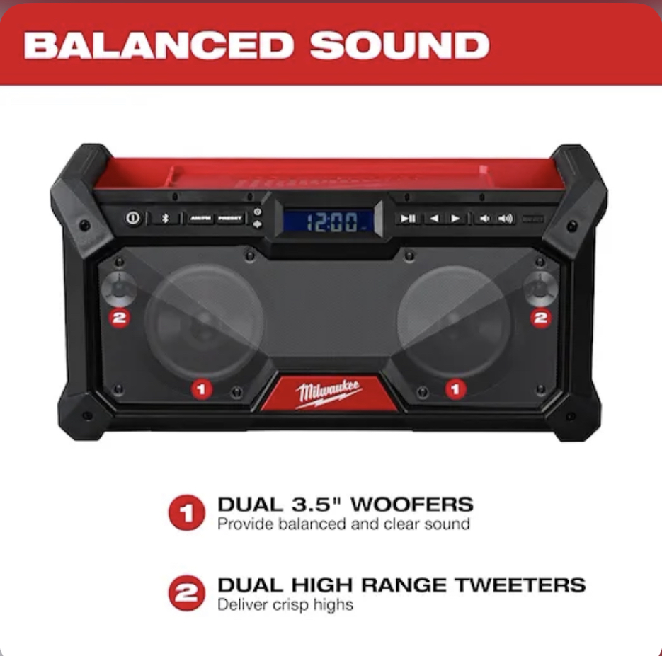 اسپیکر شارژی میلواکی امریکا مدل20-2952 - تصویر 2