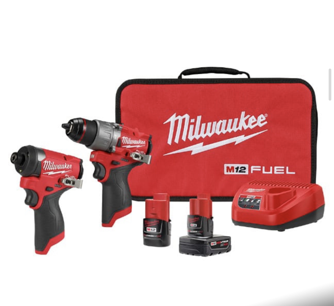 ست دوعددی دریل ایمپکت میلواکی ۱۲ ولت مدل۲۲-۳۴۹۷