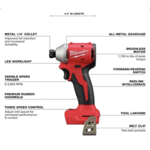 تنه ایمپکت 18 ولت میلواکی امریکا اصلی
